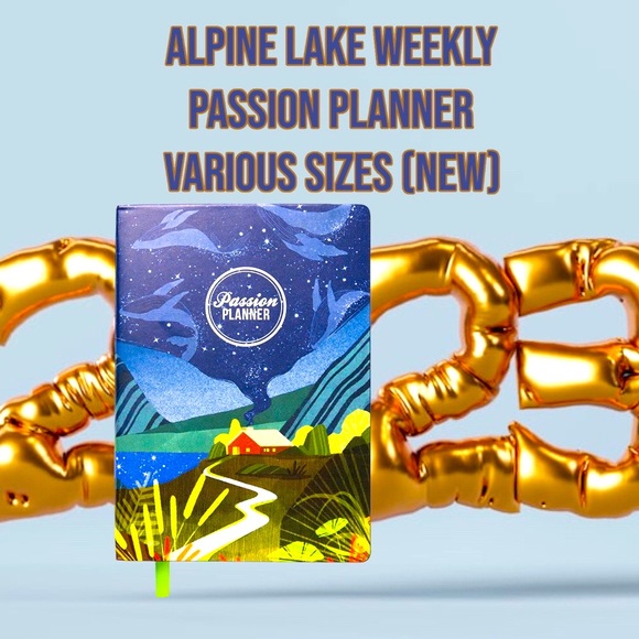 2023 NEW !!! Weekly PASSION PLANNER ALPINE LAKE - Picture 10 of 11